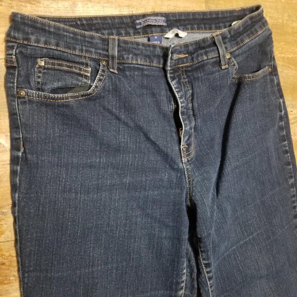 Bandolino Jean Dark Wash 14 Boot Western Denim - Picture 3 of 4